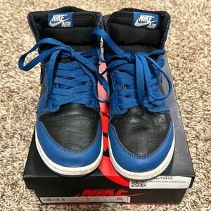 Kids Jordan 1 High Marina Blue - Size 4.5Y